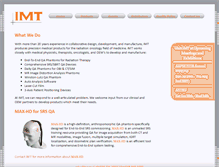 Tablet Screenshot of integratedmedicaltechnologies.us